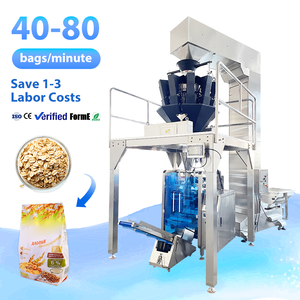 Máquina Empacadora de Avena Automática, Máquina de Sellado Vertical para Empacar Arroz, Hojuelas de Maíz y Alimentos, Equipo de Sellado y Empaquetado - Product Image 1