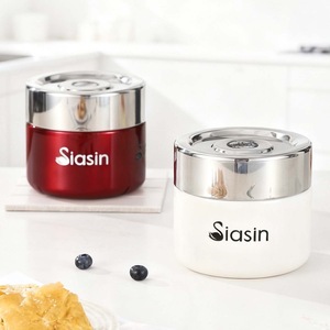 Siasin Stainless Steel Double Layer Vacuum Insulated Lunch Box 1-3L Thermal Food <b>Container</b> for Office Use - Product Image 2