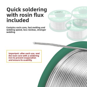 Fil à <span class=keywords><strong>souder</strong></span> sans plomb respectueux de l'environnement Cuivre <span class=keywords><strong>Fer</strong></span> Nickel <span class=keywords><strong>Zinc</strong></span> pour réparation à domicile Modèle 1424 Emballage en rouleau - Product Image 3