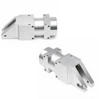 Boîtier de pince pneumatique en aluminium usiné CNC de précision pour systèmes d'automatisation robotisée