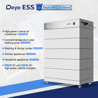 Deye ESS GB-L Plus Baterai Darurat Tegangan Tinggi IP66 Sel Penyimpanan Lithium Cadangan Dengan Garansi 10 Tahun