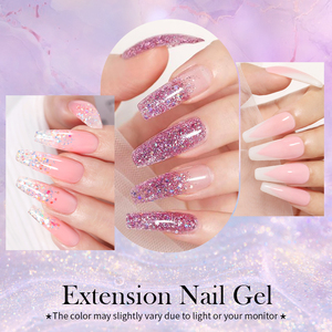 BORN PRETTY Gel Constructor de <span class=keywords><strong>Uñas</strong></span> de Poligel Duro de 30ml, Transparente y Rosa, <span class=keywords><strong>con</strong></span> Logo Personalizado, Gel Híbrido para Extensión de <span class=keywords><strong>Uñas</strong></span> Acrílicas en Tubo - Product Image 5