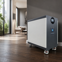 Station d'alimentation de secours domestique tout-en-un empilable Xc LiFePO4 48V 30-40KW IP65, système de stockage d'énergie solaire