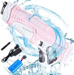 Pistolet à eau électrique pour enfants, puissant, automatique, à jet continu, long, en plastique ABS, aspect réaliste, pour garçons - Product Image 4