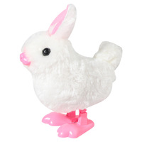 Jouet en peluche lapin sauteur à chaîne pour enfants, grand modèle, très populaire comme petit jouet.