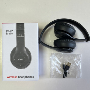 Tai nghe không dây chơi game P47 On-ear & Over-ear, USB, DJ, Gaming Fone De Ouro, dùng cho thể thao & du lịch - Product Image 2