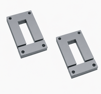 Inti Transformator Sensor Listrik Laminasi Baja Silikon Terorientasi UI Core Standar ASTM B35G155/B30G120 Grade Model UI-60