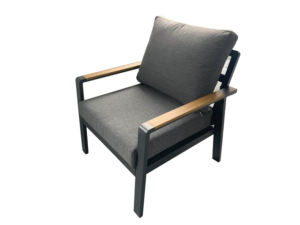 Mobilier d'extérieur promotionnel <span class=keywords><strong>de</strong></span> <span class=keywords><strong>jardin</strong></span> à structure KD <span class=keywords><strong>de</strong></span> style moderne, ensemble <span class=keywords><strong>de</strong></span> table <span class=keywords><strong>de</strong></span> canapé 4 pièces en aluminium, 5 places assises résistantes aux UV - Product Image 4
