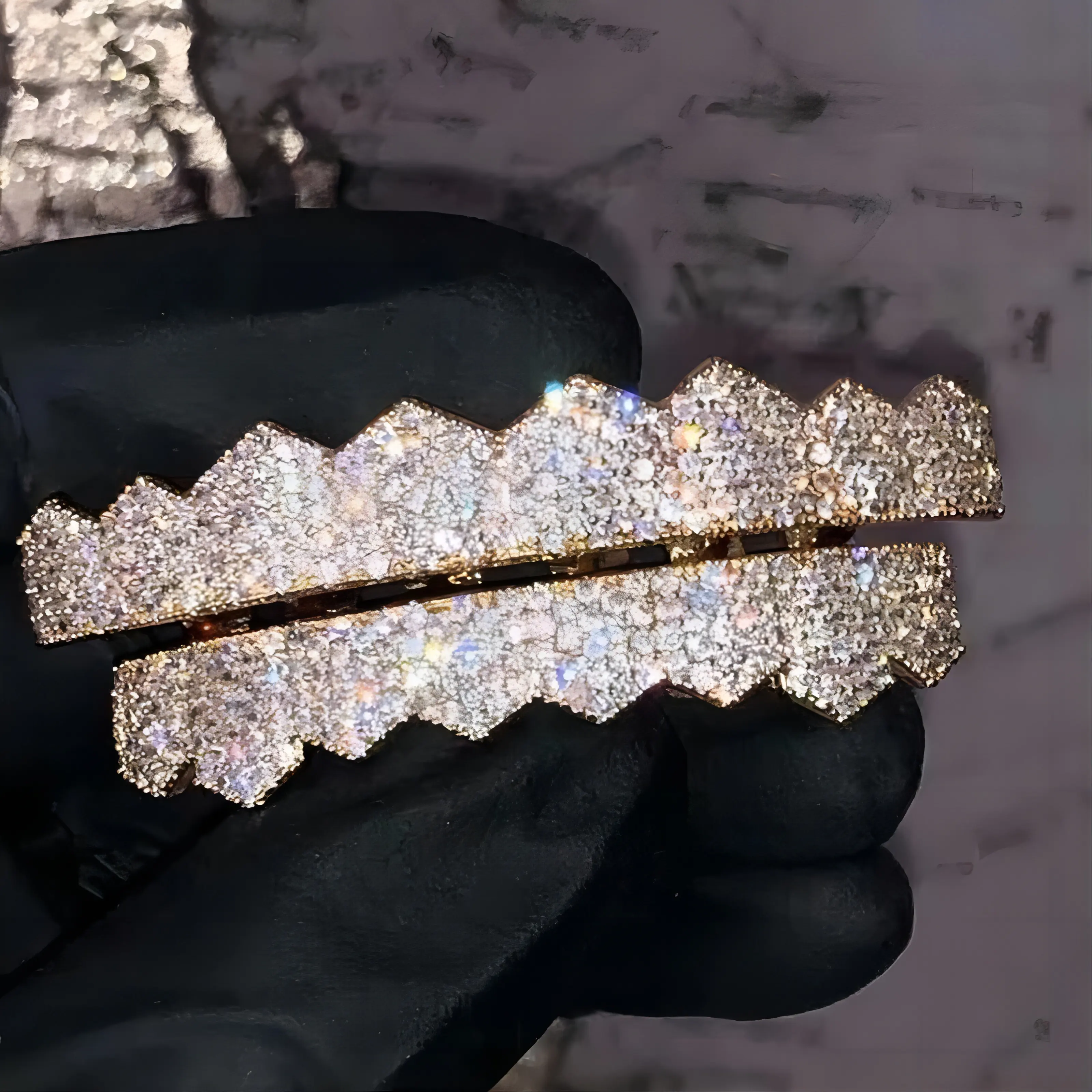 مجوهرات راقية من الذهب Grillz مفتوحة الوجه مستديرة رائعة قطع 10K 14K 18K Moissanite الماس جريلز الهيب هوب