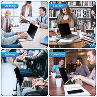 Großhandel 14 Zoll 16:9 Laptop Sichtschutzfilter Abnehmbarer Blaulichtblocker Anti-Blendschutz Bildschirmschutz für Notebooks