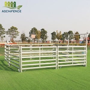 Nhiệm Vụ Nặng Nề Bột Tráng Ngựa Vòng Bút Với Chăn Nuôi Trang Trại Paddock Kim Loại Corral Hàng Rào Tấm Cho Pony Đồng cỏ - Product Image 3