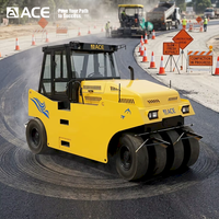 ACE ATL2030H Compacteur routier hydraulique pneumatique 20-30 tonnes à pneus en caoutchouc pour la construction routière et l'asphalte, avec moteur et pompe