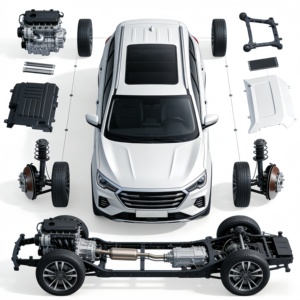 Nuevas Piezas Automotrices de Alta Calidad al por Mayor, Gama Completa de Accesorios para Jetour T2 X70 X70plus X90 X90plus Dasheng Traveler, 12 Meses - Product Image 2