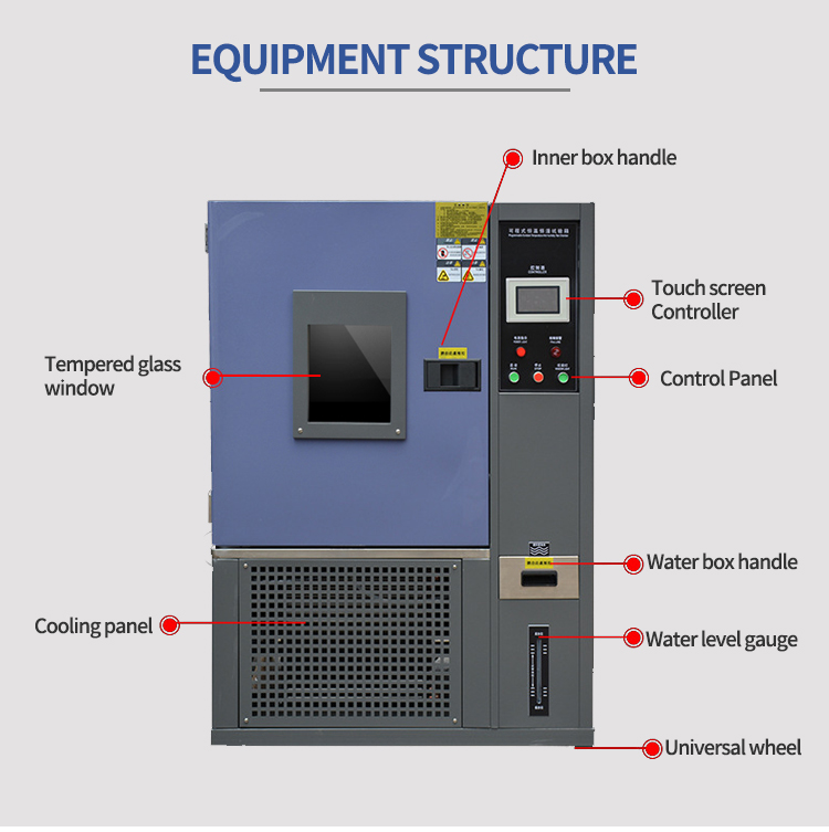 Stainless Steel Environmental Test Chambers for Constant Temperature and Humidity