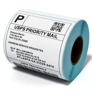 4x6 inch không thấm nước chống trầy xước nhiệt vận đơn hậu cần nhãn dán CuộN hậu cần vận chuyển thẻ cho chương trình khuyến mãi siêu thị - Product Image 2