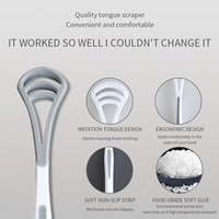 Raspador de Lengua de Doble Cara, Herramienta Portátil de Plástico Colorida para Eliminar el Mal Aliento de Forma Eficaz, Limpiador de Lengua para OEM