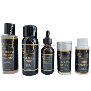 New chai màu đen tùy chỉnh tóc giả cài đặt Hộp nhãn hiệu riêng ren Tóc Giả Kit bao bì không thấm nước tóc Tint phun cạnh kiểm soát ren keo - Product Image 6