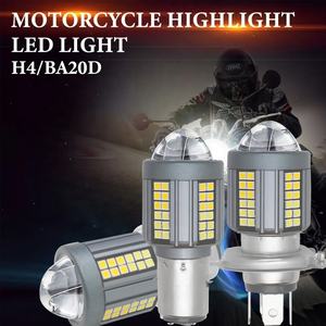 मोटरसाइकिल हेडलाइट बल्ब के लिए उच्च चमक Dc12-80v मोटरसाइकिल स्पॉटलाइट बल्ब B20d H4 सफेद एम्बर - Product Image 5
