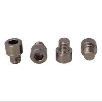 Baut Titanium GR5 1/4-28*6.8mm Berkualitas Tinggi Kepala Silinder Baut Soket Hex Harga Pabrik Sekrup Allen Kepala Cup
