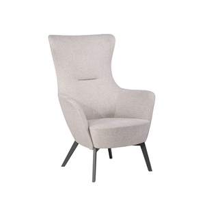 Contemporary Luxury Fabric Arm Coffee Single Sofa Chair for Bedroom French High Back Chair With Backrest Modern Leisure Chair - Product Image 2