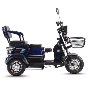 Vente en gros - Tricycle électrique cargo à <span class=keywords><strong>3</strong></span> <span class=keywords><strong>roues</strong></span> 600W 48V 14 pouces avec panier en acier à haute teneur en carbone - Promotion exceptionnelle - Product Image 5