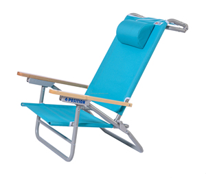 Silla de salón plegable para personas <span class=keywords><strong>altas</strong></span>, chaise, color azul, adecuado para todo tipo de clima - Product Image 2