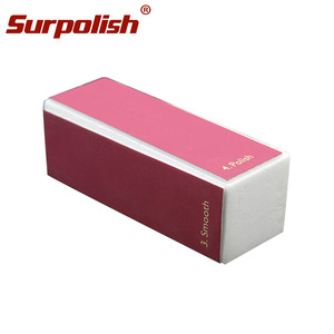 China Precio <span class=keywords><strong>de</strong></span> fábrica Shinning EVA Sponge 4 Way Nail Buffer Block Venta caliente en Europa y el mercado americano - Product Image 4