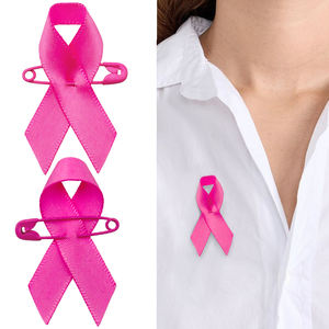 <span class=keywords><strong>Ruban</strong></span> en satin Gordon Ribbons avec logo imprimé <span class=keywords><strong>rose</strong></span> de haute qualité Offre Spéciale fait à la main pour la sensibilisation au <span class=keywords><strong>cancer</strong></span> du sein avec épingle de sûreté - Product Image 6