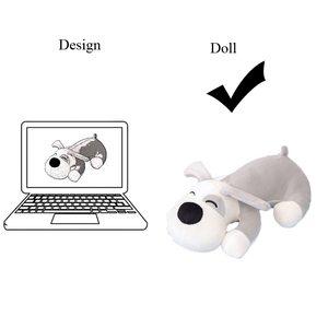 Knuffel Zachte Hondenpop Nieuw Ontwerp Custom Mooie Hete Verkoop Custom Plushie Puppy Realistische Pluche Speelgoed - Product Image 6
