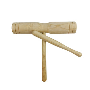Instrumento de madera de doble cabezal para niños, juguete para actuaciones musicales, instrumentos musicales de 2 a 4 años, unisex - Product Image 4
