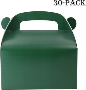 Party <b>Favor</b> Treat Boxes, Goodie Boxes, Gable Paper Gift Boxes with Handles. Perfect for Purple <b>Birthday</b> Party Supplies - Product Image 6