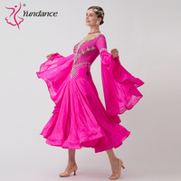 B-23169 personnalisé nouvelle robe de danse de salon standard international robes de danse de salon en soie perlée de haute qualité à vendre