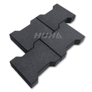 Gạch cao su tái chế Dog Bone cho chuồng ngựa, gạch lát chống trượt, hấp thụ sốc cho đường đi trong công viên - Product Image 4