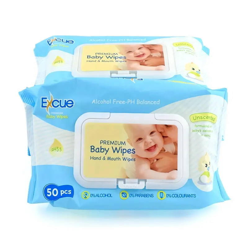 Holesale-toallitas húmedas desechables para bebé recién nacido, paquete portátil ecológico para el hogar