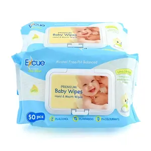 Wholesale portable packaging ecofriendly baby wet towel household disposable soft tender newborn baby wipes