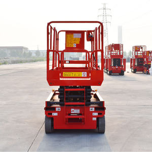 Gunting listrik แพลตฟอร์ม kerja Udara, mendorong sendiri gunting hidrolik Meja pengangkat gunting listrik - Product Image 5