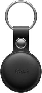 Étui en cuir MiLi MiTag Duo pour traceur MiTag avec porte-clés pour localisateur compatible iOS/Android - Noir, double <span class=keywords><strong>AirTag</strong></span> certifié MFi et Google - Product Image 3