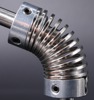 Accouplement flexible à ressort pour encodeur, moteur pas à pas et servomoteur, série YW6-2055, fabriqué en Chine