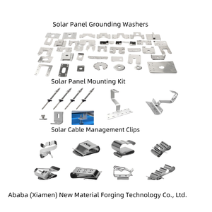 Cài đặt đơn giản nhanh chóng phát hành Clip Hợp kim nhôm mô-đun quang điện với thành phần áp suất trung - Product Image 5