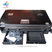 Boîtier de transport en contreplaqué et aluminium personnalisé et durable Goodcase pour contrôleur M&A3 Command Wing et Fader Wing avec supports latéraux pour ordinateur portable