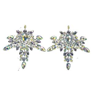 Brilla y relámpagos de luz! Cubrepezones Adhesivos Sensuales con Diamantes, Pezoneras Sexys para Bailarinas - Product Image 2