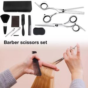 <span class=keywords><strong>Kit</strong></span> de ciseaux de coiffure professionnels, ciseaux à effiler pour couper les cheveux, outil de coiffure pour barbier/salon/maison, ciseaux de coiffure - Product Image 3