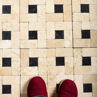 Carreaux de mosaïque en céramique modernes 300x300mm, 10mm d'épaisseur, texture imitation pierre, antidérapants/résistants à l'usure pour murs, sols, hôtels, villas