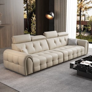 Nuovo Divano in Pelle Italiana Laurence 2026, Divano <span class=keywords><strong>di</strong></span> <span class=keywords><strong>Lusso</strong></span> <span class=keywords><strong>per</strong></span> Soggiorno, Artigianato in Vera Pelle - Product Image 3