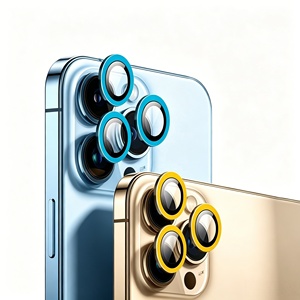 Protector <span class=keywords><strong>de</strong></span> Lente <span class=keywords><strong>de</strong></span> Cámara Luminoso <span class=keywords><strong>de</strong></span> Neón, Anti-Rayones, Fluorescente, Cobertura 3D para Teléfonos Móviles iPhone 16, 17, 18 Pro, Gran Venta - Product Image 1