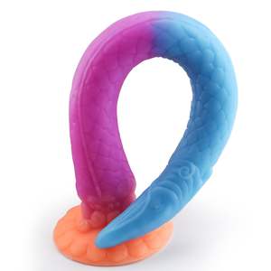 Glow-in-the-Dark Luminous Silicone Creature Cock Anal Plug Tentáculo 46cm Super Long Snake Animal Dildo Fantasy Monster Butt Plug - Product Image 2