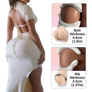 Énorme pantalon rembourré en Silicone 4.8cm grandes hanches et fesses rehausseur Shapewear femmes africaines sablier Figure Shapers Crossdresser - Product Image 3