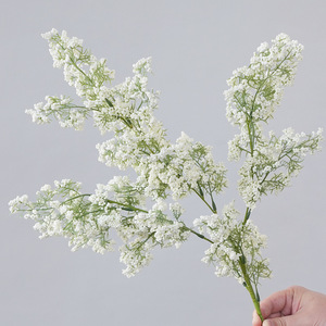 Flor Artificial Personalizada de una Sola Pieza, Moderna con Relieve de Bayas de Acebo, Decoración para el Hogar, Arreglos Florales para Hoteles, Suministros para Floristas - Product Image 3