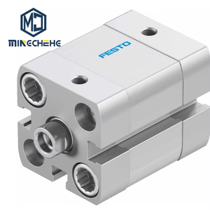 Cylindre pneumatique compact ADN-40-50-I-P-A ADN-40-30-I-P-A à double action avec détection de position pour l'automatisation - Product Image 1