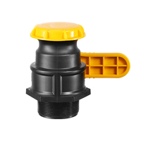 Válvula de Bola IBC DN 50 NPT Macho a 2\" BSP/NPT Rosca Fina Acoplamiento de Tubería para Tanque